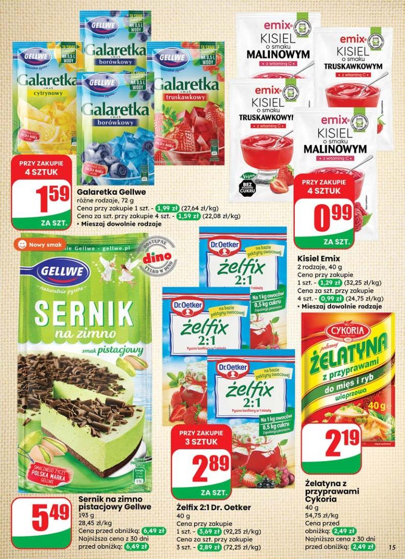 Gazetka promocyjna DINO str. 15